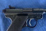RUGER MK 1 - 22 long - FACTORY ENGRAVED - 9 of 18