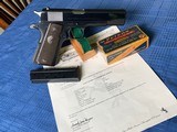 COLT 1911 38 SUPER- NEAR MINT ! COLT FACTORY LETTER - 2 of 19
