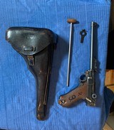 LUGER ARTILLERY 9MM with HOLSTER AND TOOLS - 3 of 23