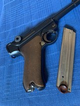 LUGER ARTILLERY 9MM with HOLSTER AND TOOLS - 2 of 23