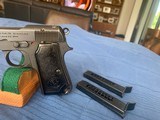 BERETTA M1934 “NAZI USED” w/ 2 original Magazines and HOLSTER - 7 of 15