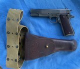 COLT 1911A1 W.B. INSPECTED with 1942 dated HOLSTER - 1 of 18