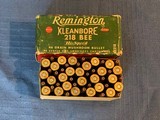 218 BEE AMMO REMINGTON full BOX - 8 of 11