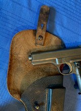 WW2 CZ27 NAZI MARKED with “PEBBLE LEATHER HOLSTER - 4 of 22