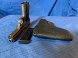 WW2 CZ27 NAZI MARKED with “PEBBLE LEATHER HOLSTER - 12 of 22