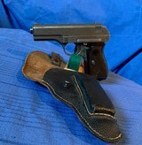WW2 CZ27 NAZI MARKED with “PEBBLE LEATHER HOLSTER - 6 of 22