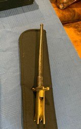 WEBLEY-PRICHARD ORIGINAL BAYONET with SCABBARD - 3 of 14