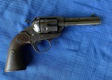 COLT SAA “BISLEY MODEL” 38 W.C.F - 4 3/4” BARREL- RARE BROWN GRIPS - 1 of 16