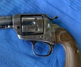 COLT SAA “BISLEY MODEL” 38 W.C.F - 4 3/4” BARREL- RARE BROWN GRIPS - 5 of 16