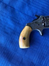 Hopkins and Allen 32 revolver Factory Engraved - 4 of 12