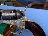 COLT 1849 POCKET FACTORY “GUSTAVE YOUNG ENGRAVED “ Cased with Accroutments - 5 of 21