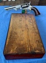 COLT 1849 POCKET FACTORY “GUSTAVE YOUNG ENGRAVED “ Cased with Accroutments - 3 of 21