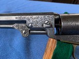 COLT 1849 POCKET FACTORY “GUSTAVE YOUNG ENGRAVED “ Cased with Accroutments - 4 of 21