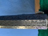 COLT 1849 POCKET FACTORY “GUSTAVE YOUNG ENGRAVED “ Cased with Accroutments - 11 of 21