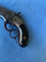 S&W-VOLCANIC POCKET MODEL- FACTORY ENGRAVED - 4 of 18