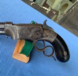 S&W-VOLCANIC POCKET MODEL- FACTORY ENGRAVED - 13 of 18