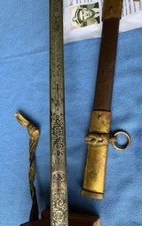 WW2 PRESENTATION NAVY OFFICERs SWORD - 12 of 17