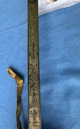 WW2 PRESENTATION NAVY OFFICERs SWORD - 11 of 17