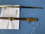 WW2 PRESENTATION NAVY OFFICERs SWORD - 15 of 17