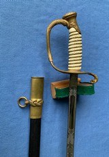 U.S. NAVY WW2 DRESS OFFICERS SWORD - 3 of 14