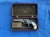 SMITH &WESSON No . 1 1/2 22 Short - CASED and FACTORY ENGRAVED - 9 of 19