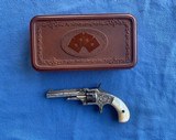 SMITH &WESSON No . 1 1/2 22 Short - CASED and FACTORY ENGRAVED - 2 of 19