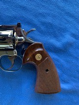COLT PYTHON- 2 1/2” BARREL- NICKEL FINISH - FACTORY LETTER - 5 of 19