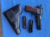 BROWNING HI POWER WW2 NAZI w/ HOLSTER & 2 MAGS - 7 of 25