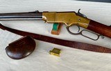 HENRY RIFLE W/ KITREDGE AMMO BOX, SLING and ORIGINAL BORE MIRROR - 6 of 25