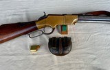 HENRY RIFLE W/ KITREDGE AMMO BOX, SLING and ORIGINAL BORE MIRROR - 11 of 25