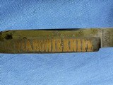 1850’s IXL GOLD RUSH CLIPOINT BOWIE W HUNTING SCENE - 10 of 16