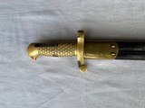 WINCHESTER SABER BAYONET With ORIGINAL LEATHER SCABBARD - 5 of 17
