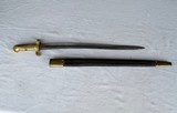 WINCHESTER SABER BAYONET With ORIGINAL LEATHER SCABBARD - 8 of 17