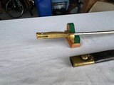 WINCHESTER SABER BAYONET With ORIGINAL LEATHER SCABBARD - 13 of 17