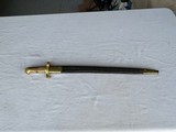 WINCHESTER SABER BAYONET With ORIGINAL LEATHER SCABBARD - 4 of 17