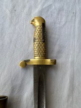 WINCHESTER SABER BAYONET With ORIGINAL LEATHER SCABBARD - 9 of 17