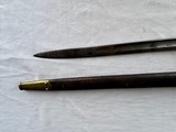 WINCHESTER SABER BAYONET With ORIGINAL LEATHER SCABBARD - 11 of 17