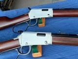 HENRY “ EVIL ROY “ PAiR of RIFlES 22 MAGNUM and 22 S,L & LR - 3 of 25