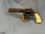COLT PYTHON 6” - MASTER ENGRAVER- 24 KARAT GOLD INLAYS - 2 of 12