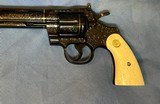 COLT PYTHON 6” - MASTER ENGRAVER- 24 KARAT GOLD INLAYS - 7 of 12