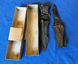 WW2 CASE M4 BAYONET & SCABBARD- NEW OLD STOCK - CASE - 9 of 10