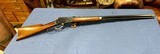 MARLIN MODEL 1881” THIN “ FRAME RIFLE in 38-55 CALIBER - 1 of 15