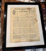 THE FISK TIRE COMPANY ORIGINAL Co. LETTER DATED 1915 - 7 of 7