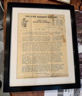 THE FISK TIRE COMPANY ORIGINAL Co. LETTER DATED 1915 - 2 of 7