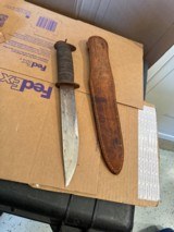 WW2 ORIGINAL E. G. WATERMAN FIGHTING KNIFE