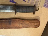 WW2 ORIGINAL E. G. WATERMAN FIGHTING KNIFE - 8 of 11