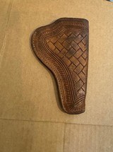 MERWIN & HULBERT ORIGINAL TOOLED HOLSTER