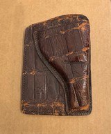 VINTAGE CROCODILE HOLSTER For REVOLVER - 5 of 11