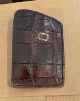 VINTAGE CROCODILE HOLSTER For REVOLVER - 7 of 11