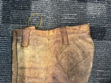 FRONTIER VINTAGE 1870’s LEATHER PANTS - 5 of 9